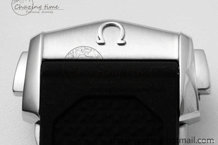 1227 SportInspired Speedmaster Racing Master SS HKF Best Edition Blue Black Dial on Black Rubber Strap A 7817